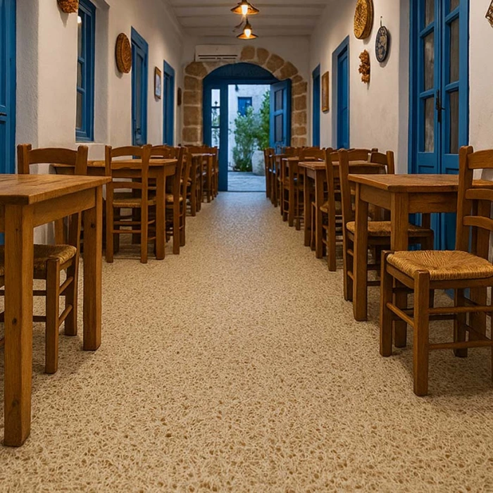 Πατάκι Spaghetti 12mm με Κατέβασμα Λευκό