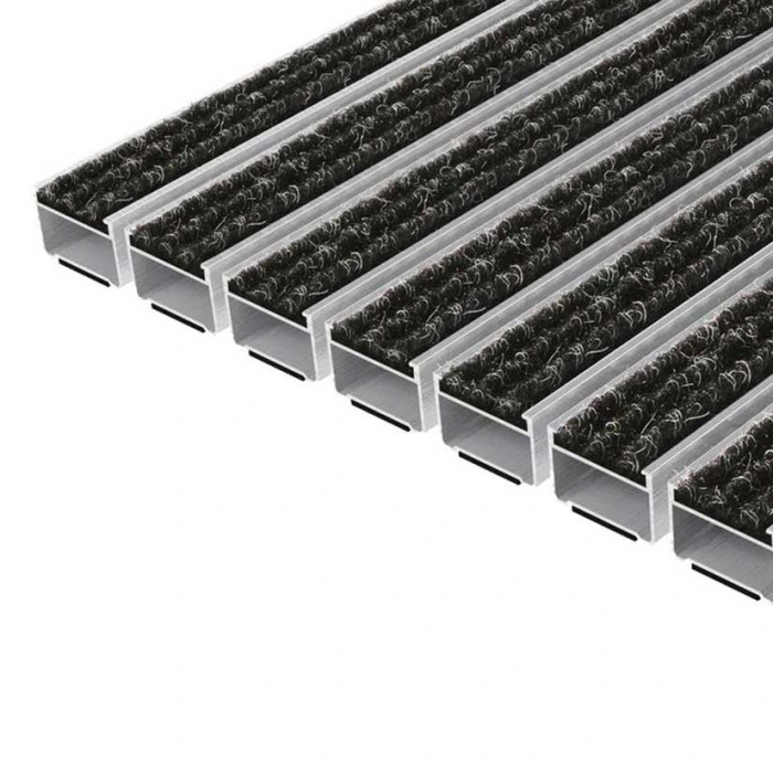 Ταπέτο Εισόδου Αλουμινίου Top Clean Classic με Μοκέτα Geggus 27/22mm