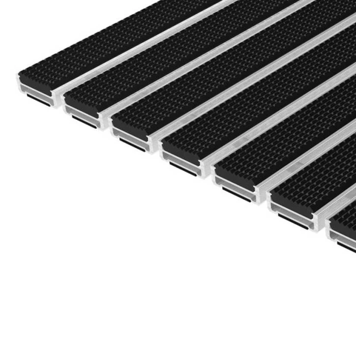 Ταπέτο Εισόδου Αλουμινίου Top Clean Robust με Καουτσούκ Geggus 29/10mm