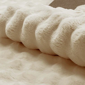 Γούνινο χαλί supper fluffy bubble μπεζ 67 x 190 cm shaggy