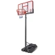 Μπασκέτα φορητή με βάση και ρόδες 245-305cm Amila Hawk 49228