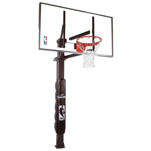 Μπασκέτα σταθερή Spalding 60 Glass ρυθμιζόμενου ύψους
