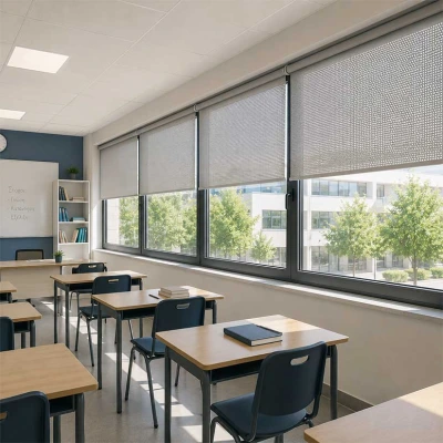 Ρόλερ σκίασης διάτρητα για κέντρα εκπαίδευσης