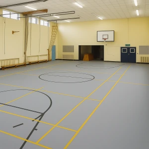 Αθλητικό δάπεδο Grabo Extreme 8mm γκρι λείο 2x15m | 30m2