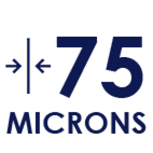 75 microns