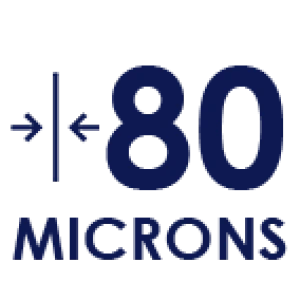 80 microns